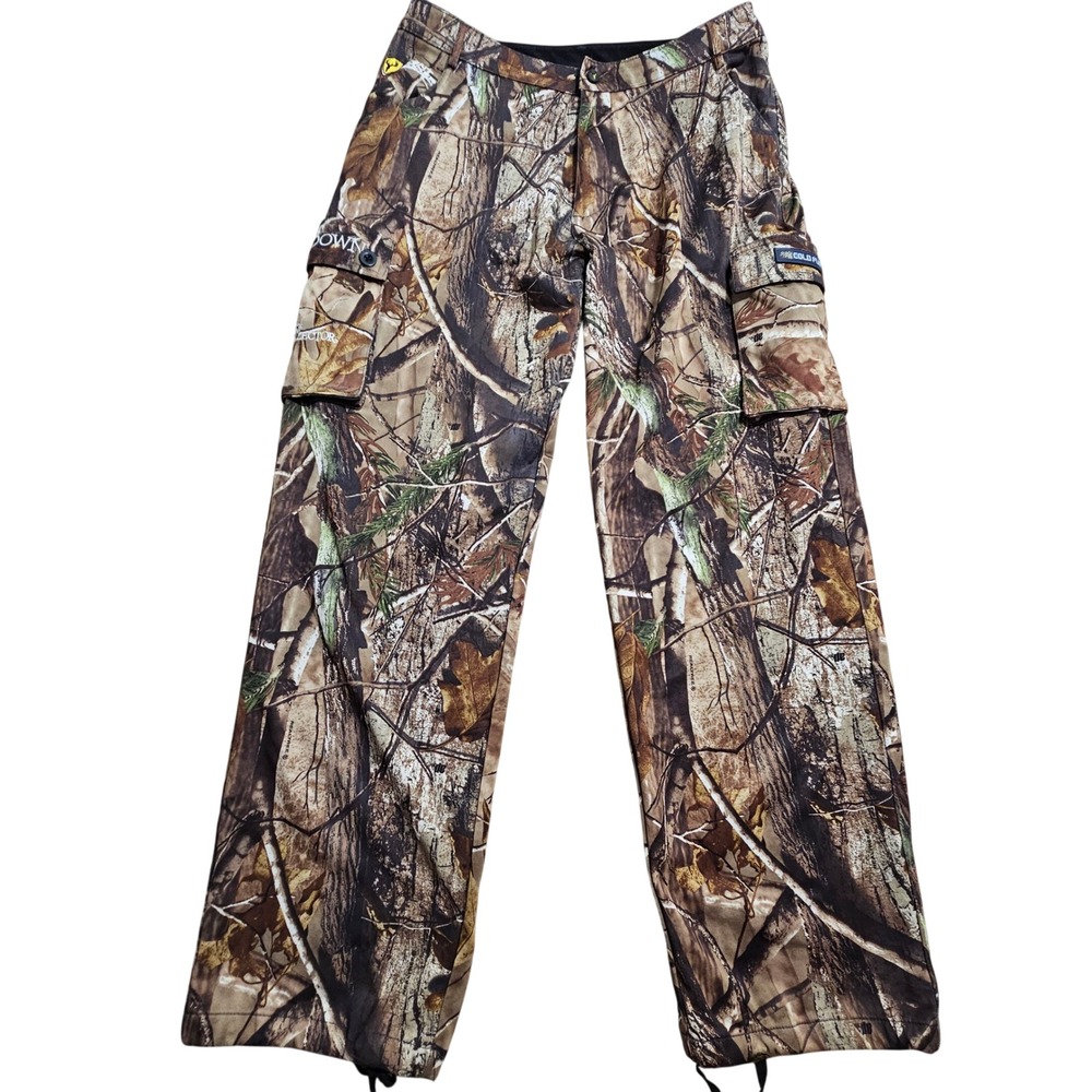 Scent Blocker Cargo Pants L Brown Realtree Camo System Layer 3 Cold‎ Fusion